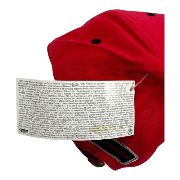 Mayfield NASCAR Dodge Chase Authentics Red Hat Cap Signed‎